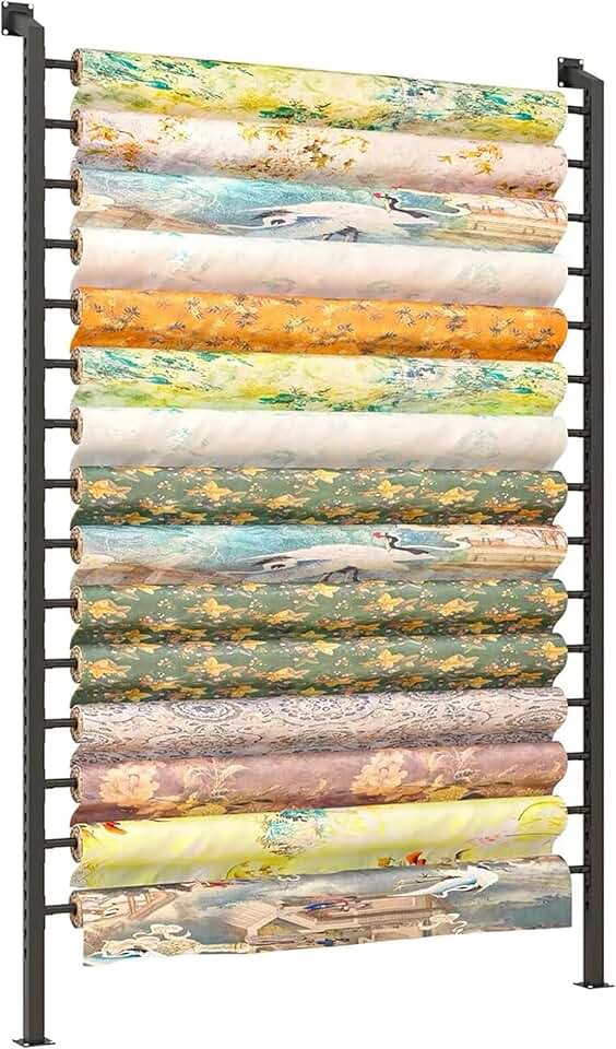 Wall Mount Fabric Rack