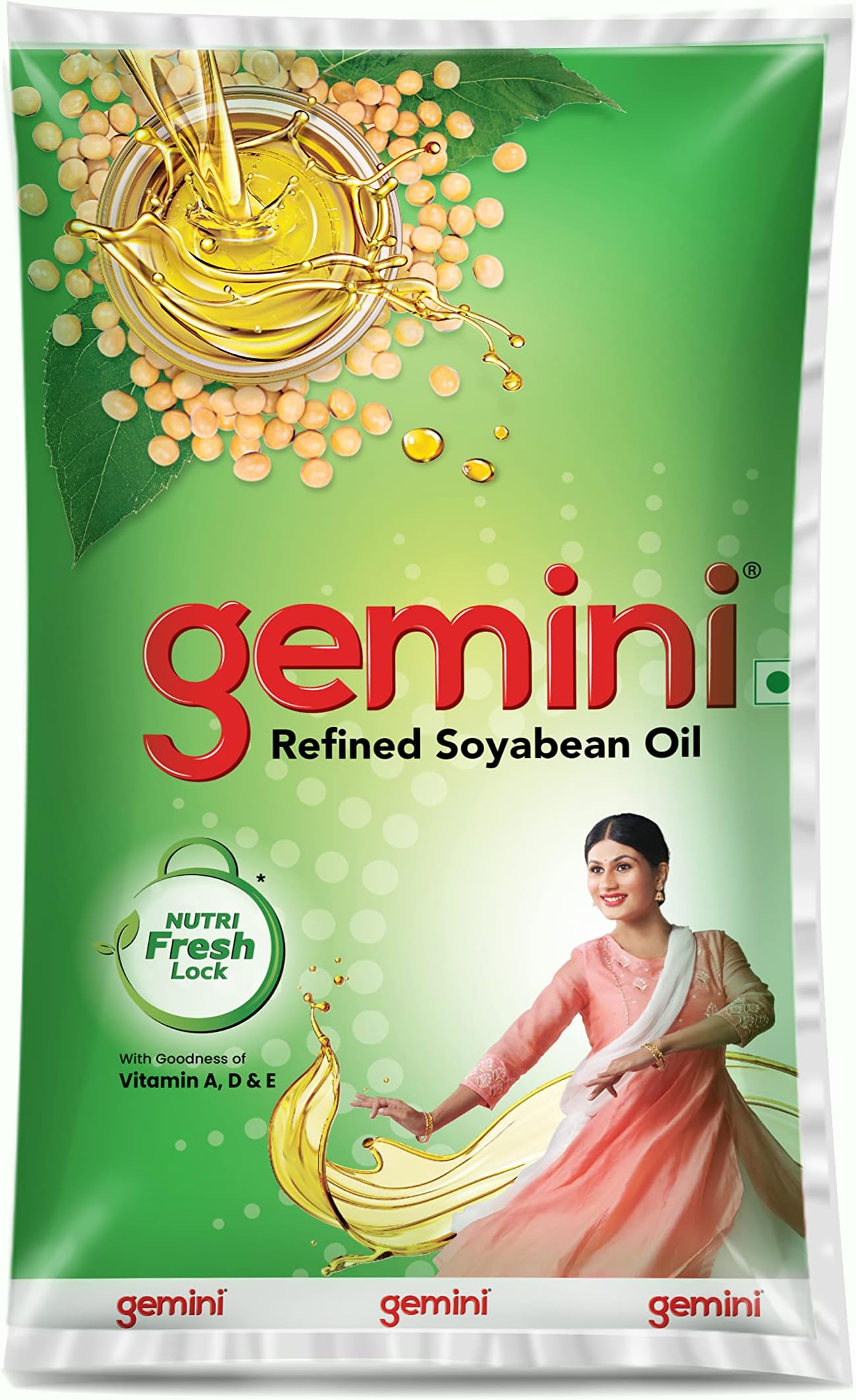 Gemini Soyabean 840 gm Pouch