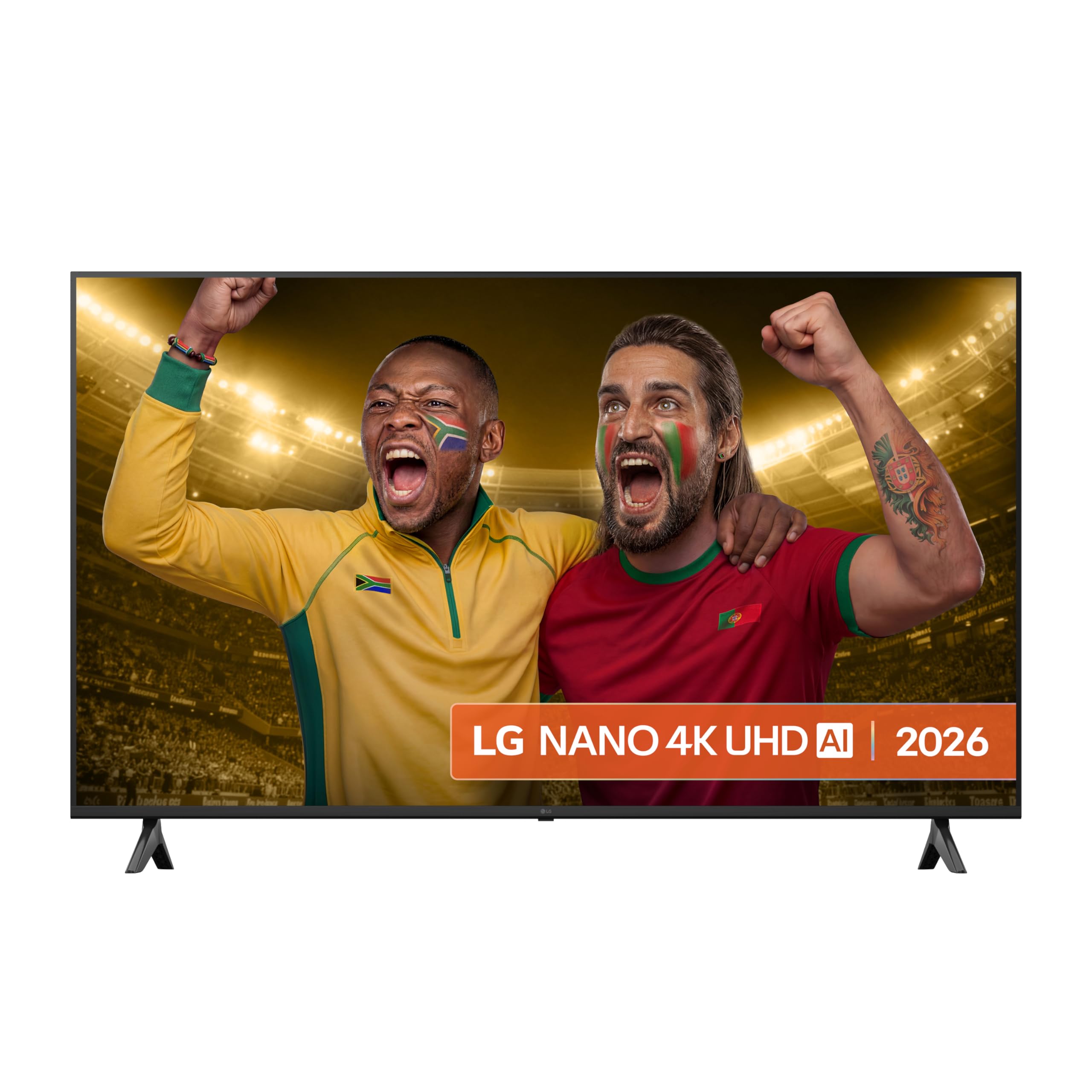 LG NANO 4K UHD AI NU80 55-inch 4K Smart TV - 55NU800B6LA (α7 AI Processor 4K Gen9, 60Hz, HDR10, FILMMAKER MODE™, Google Cast, Apple AirPlay 2) [Model year 2026]