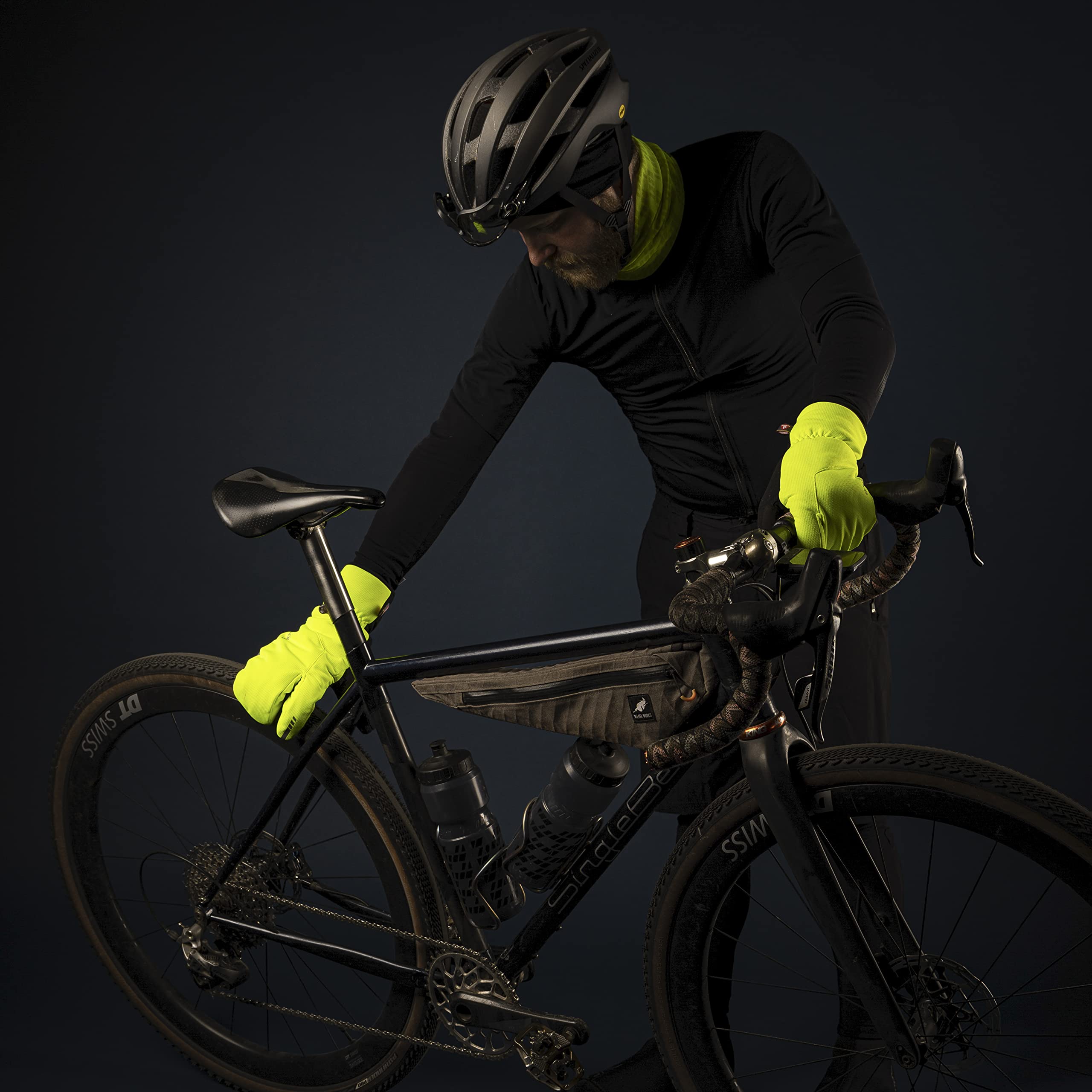 GripGrab Nordic 2 Antivento Deep Winter 3 Dita Lobster Guanti da Ciclismo Imbottiti Termici, Invernali Unisex Adulto