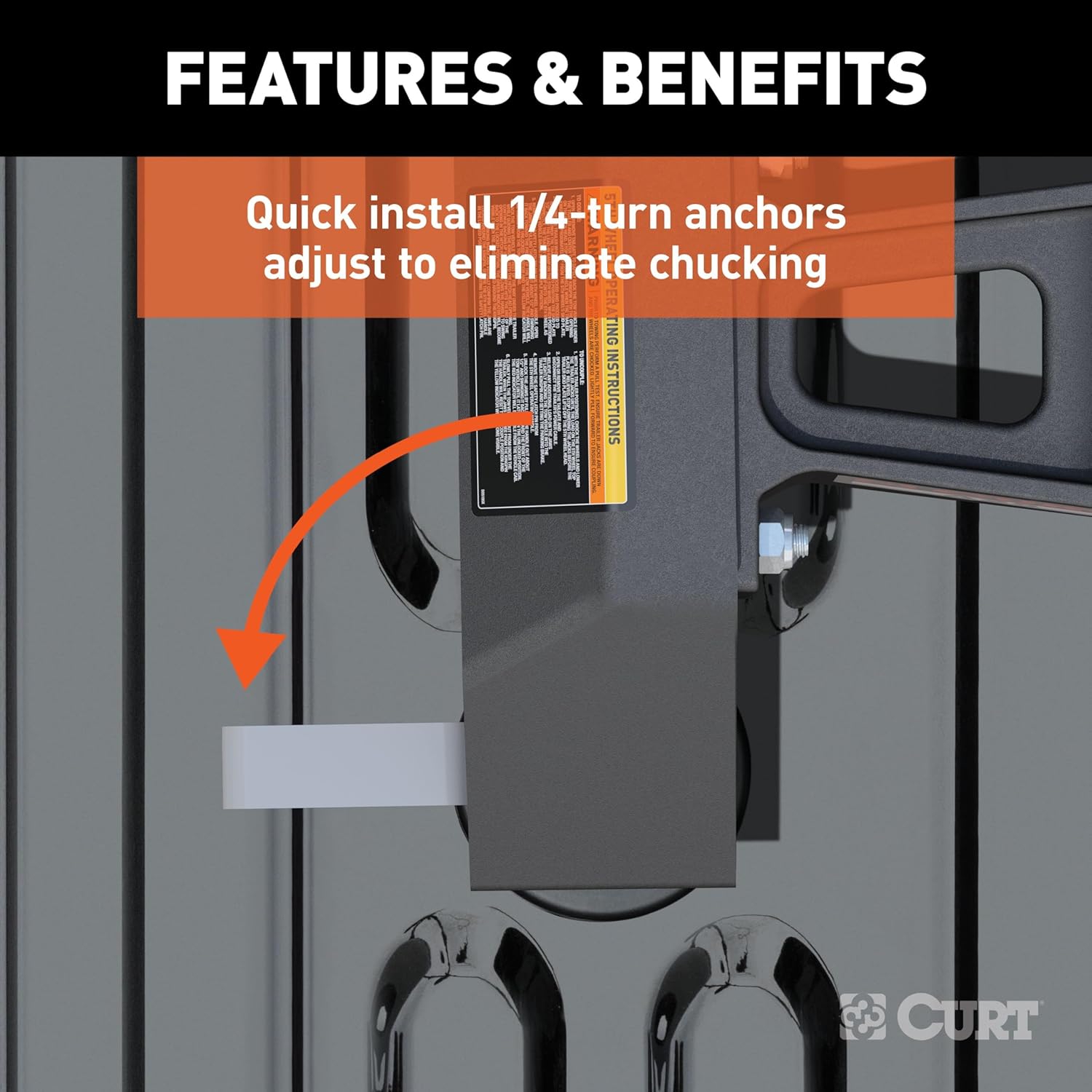 A25 5th Wheel Hitch, Compatible with Select Silverado, Sierra 2500, 3500 HD, 8' Bed Puck System