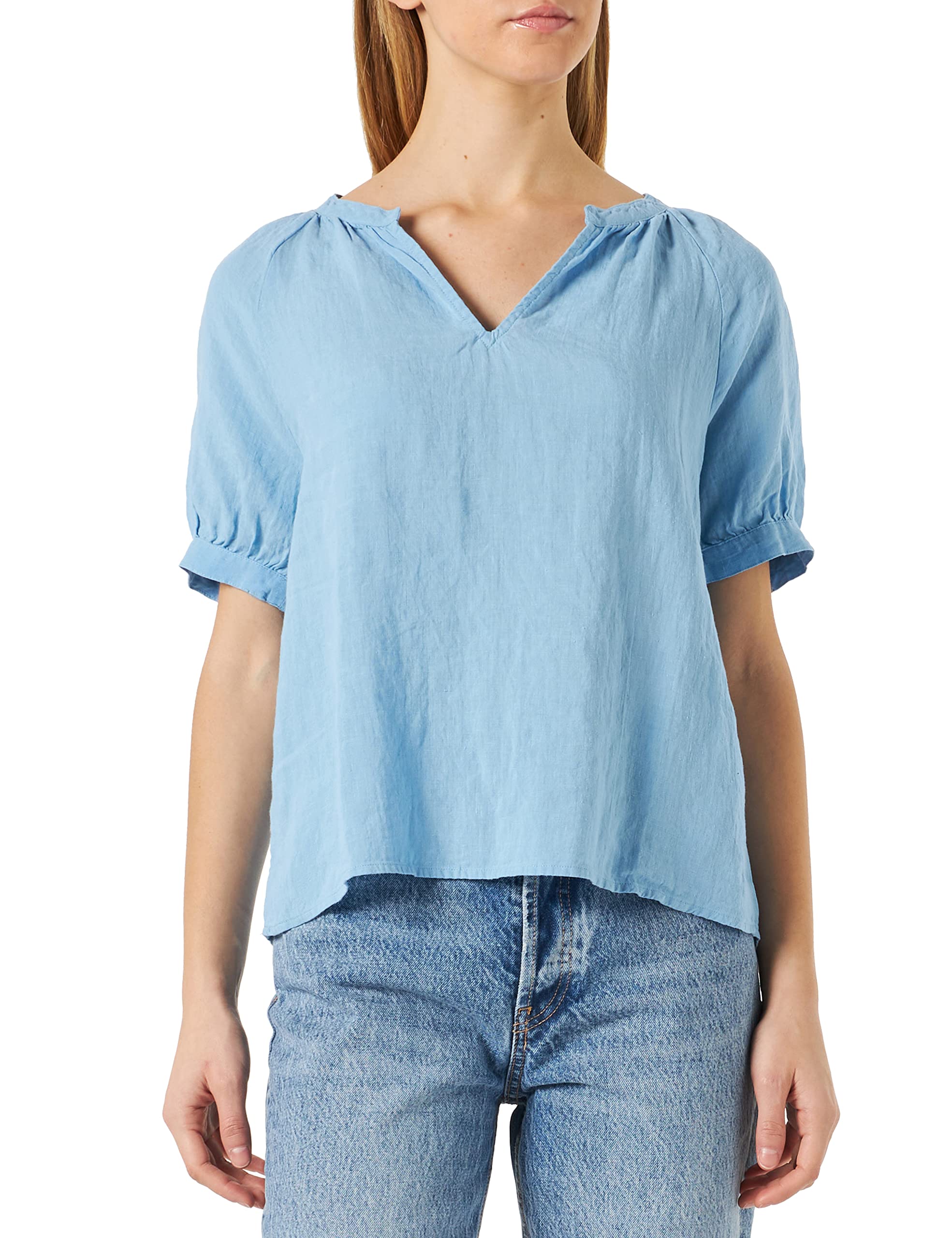 Part Two Women's PopsyPW BL Blouse Relaxed fit Blouse, Dusk Blue, 36