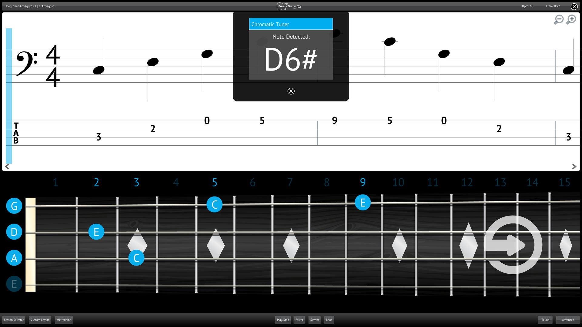 Learn Bass Guitar with Music Lessons from Purely Bass Guitar App on
