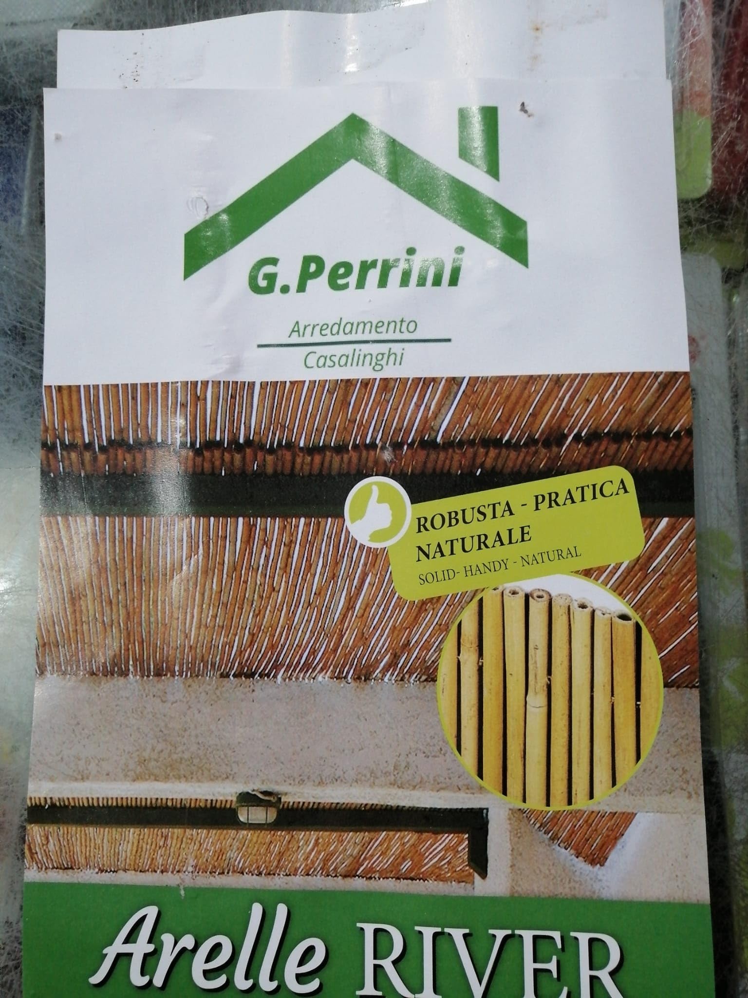 Arella in Canna di Bamboo Naturale River 1,5x3 metri per Recinzioni e Coperture in Rotoli