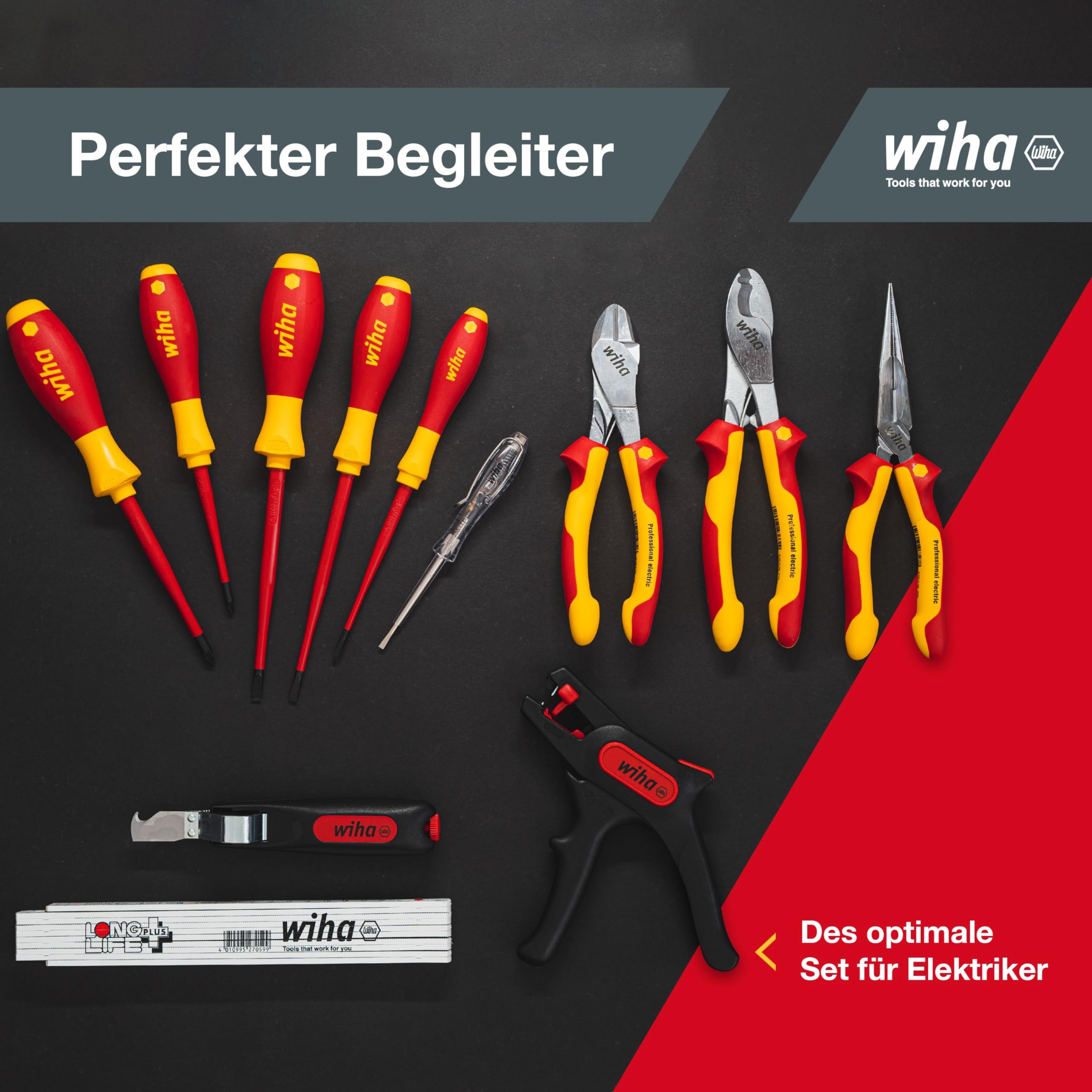 Wiha Best of VDE 12 pièces Set d'outils électrique pour professionnels