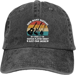 You Can Never Have Too Many Guitars Baseball Cap Golf Dad Hat Adjustable Original Classic Low Profile Cotton Hat Men Women