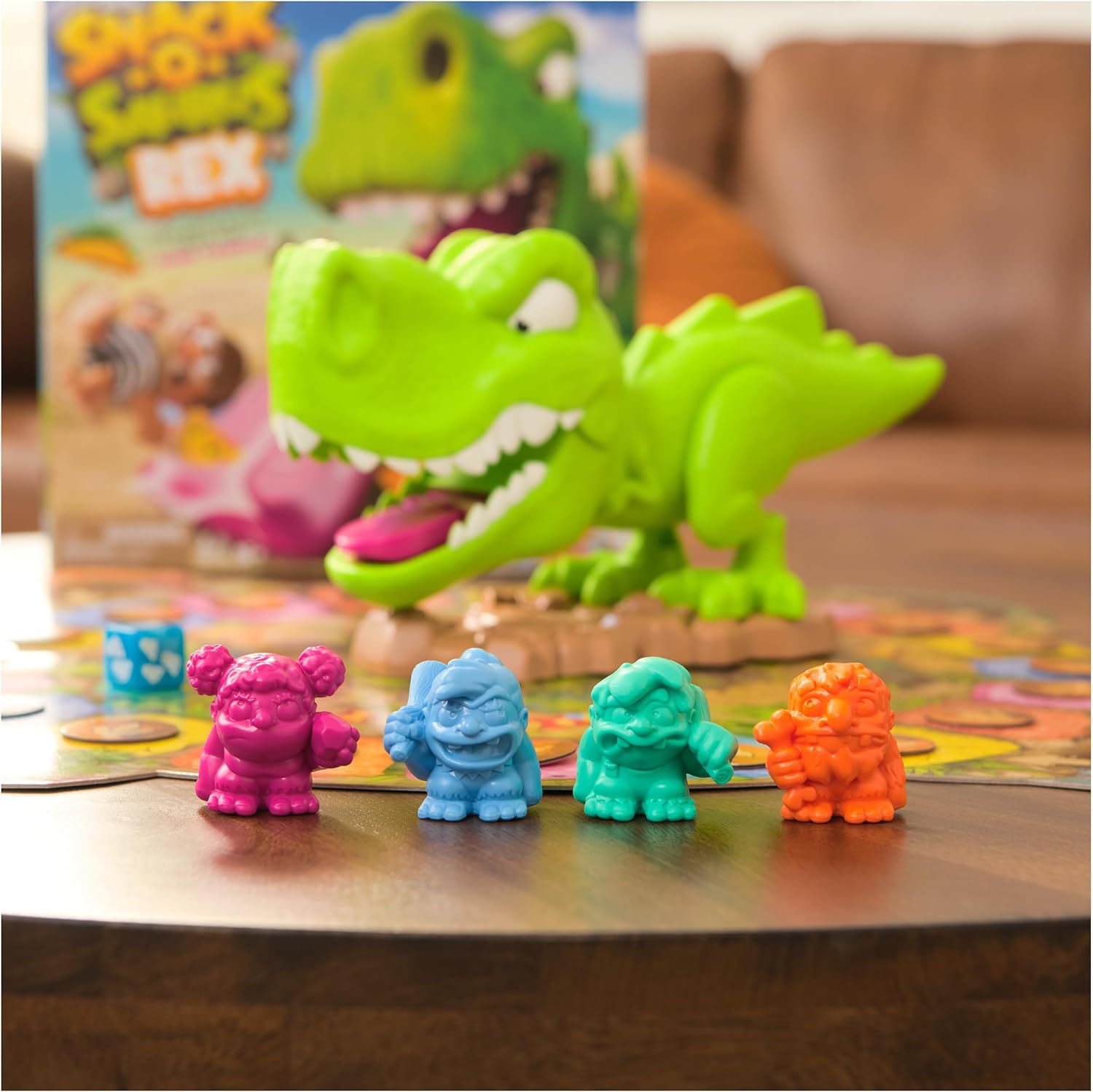 Snack-O-Saurus Rex – an Interactive Board Game for Snack Lovers & Dino Fans, Funny Family Game, Board Game for Family Game Night, for Kids Ages 5 & up