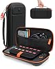TRANSNOVO Case Compatible with Nintendo Switch 2 Console (2025) Carry Bag Storage Bag Portable Hard Case with Playing Card Holders & Inner Pocket for Accessories Black