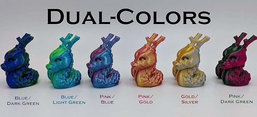 Amazon.com: 3d Printed Articulated Crystal Dragon Toy (18