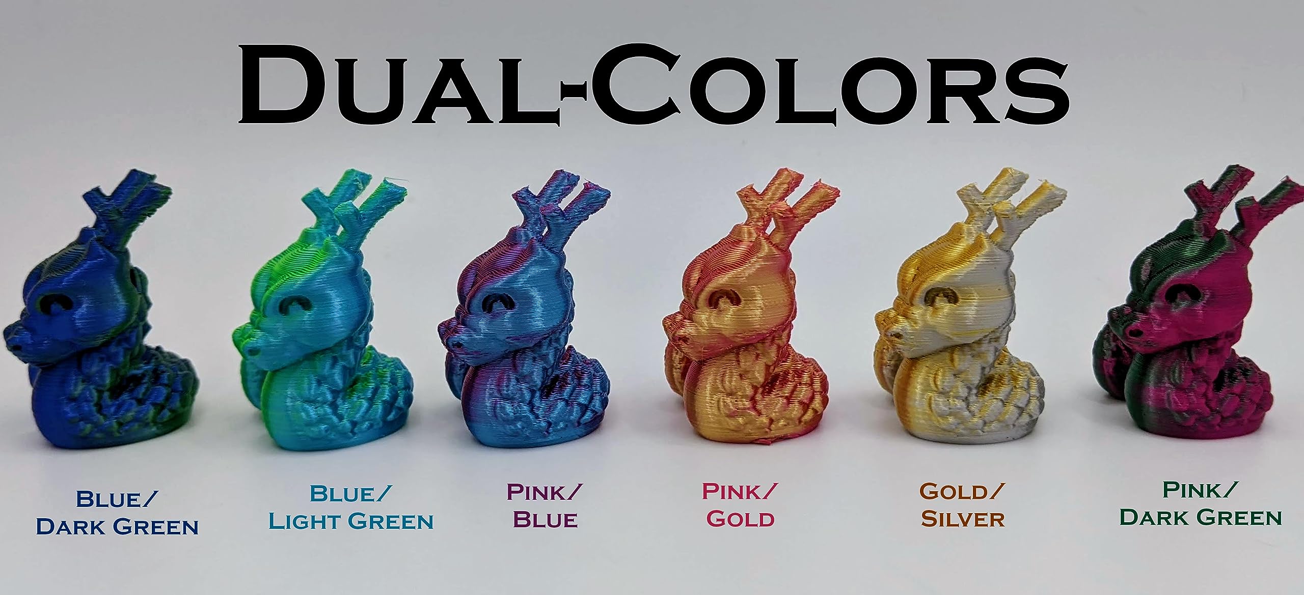 Amazon.com: 3d Printed Articulated Crystal Dragon Toy (24