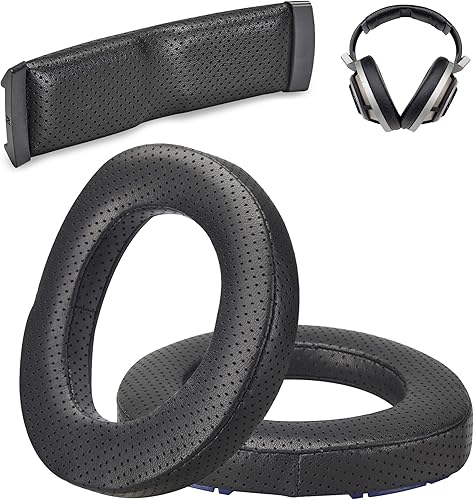 Miniatura 1 de Almohadillas y diadema de alta calidad HD 8XX  HD 800S  HD 800 compatibles con auriculares Sennheiser HD800  Sennheiser HD800S y Drop HD 8XX. Piel