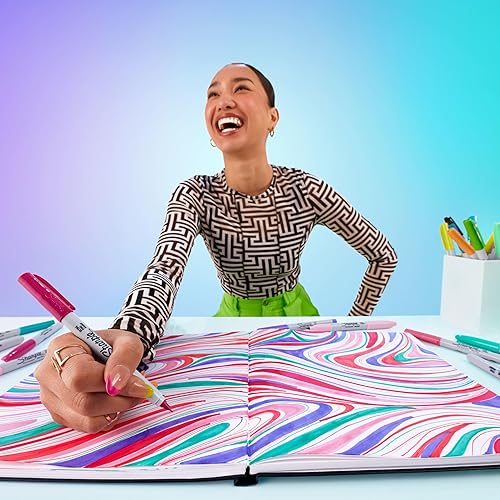 Miniatura 9 de SHARPIE Glam Pop - Marcadores permanentes, punta fina, 24 unidades