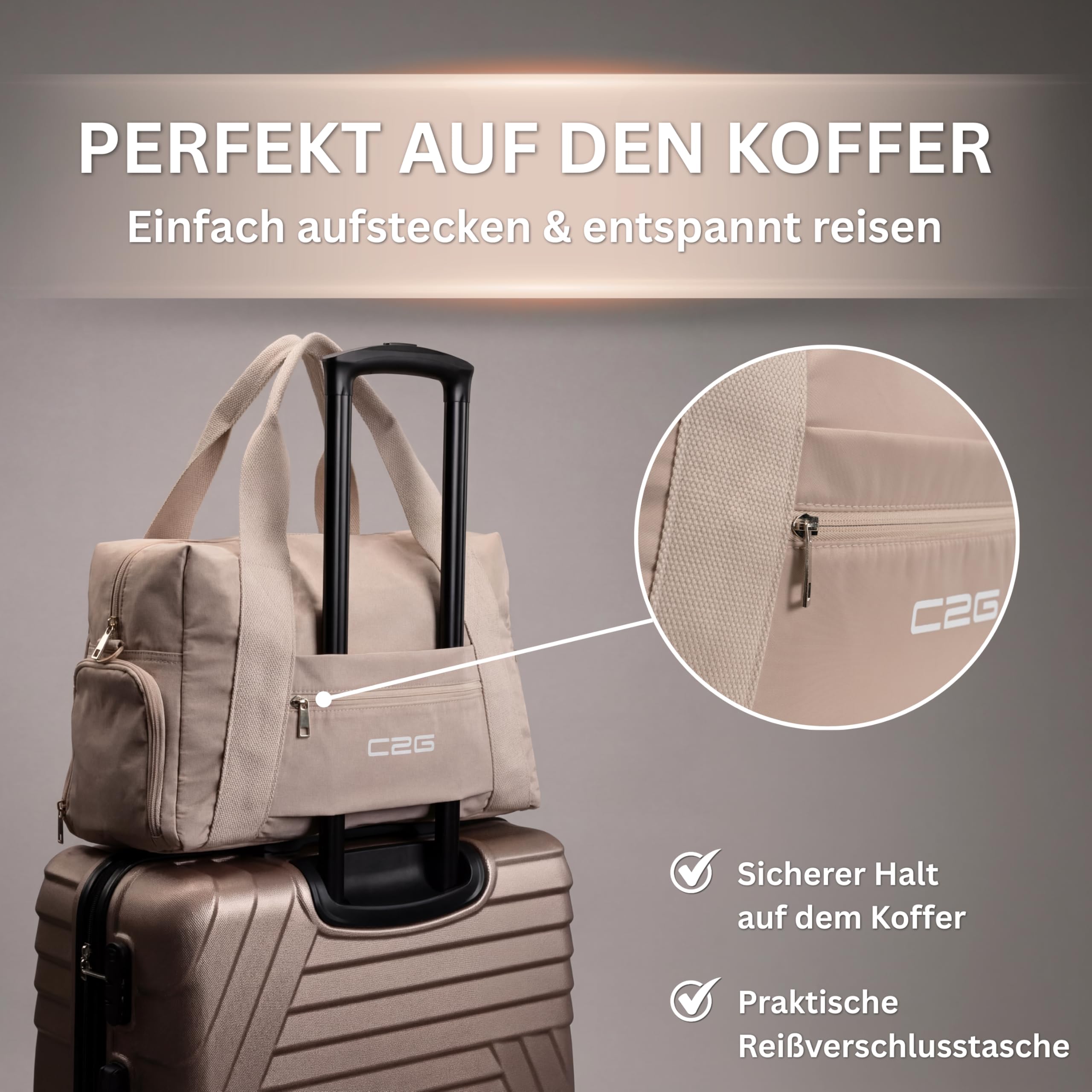 Handgepäck Tasche 40x30x20, 20L Ryanair Handgepäck fürs Flugzeug, Gym Tasche, Ryan Airlines Bag, Weekender Damen, Reisetasche, Travel Bag