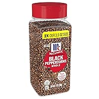 Vista 10 de McCormick Pimienta negra entera (hecha con granos de pimienta enteros), 17.5 onzas