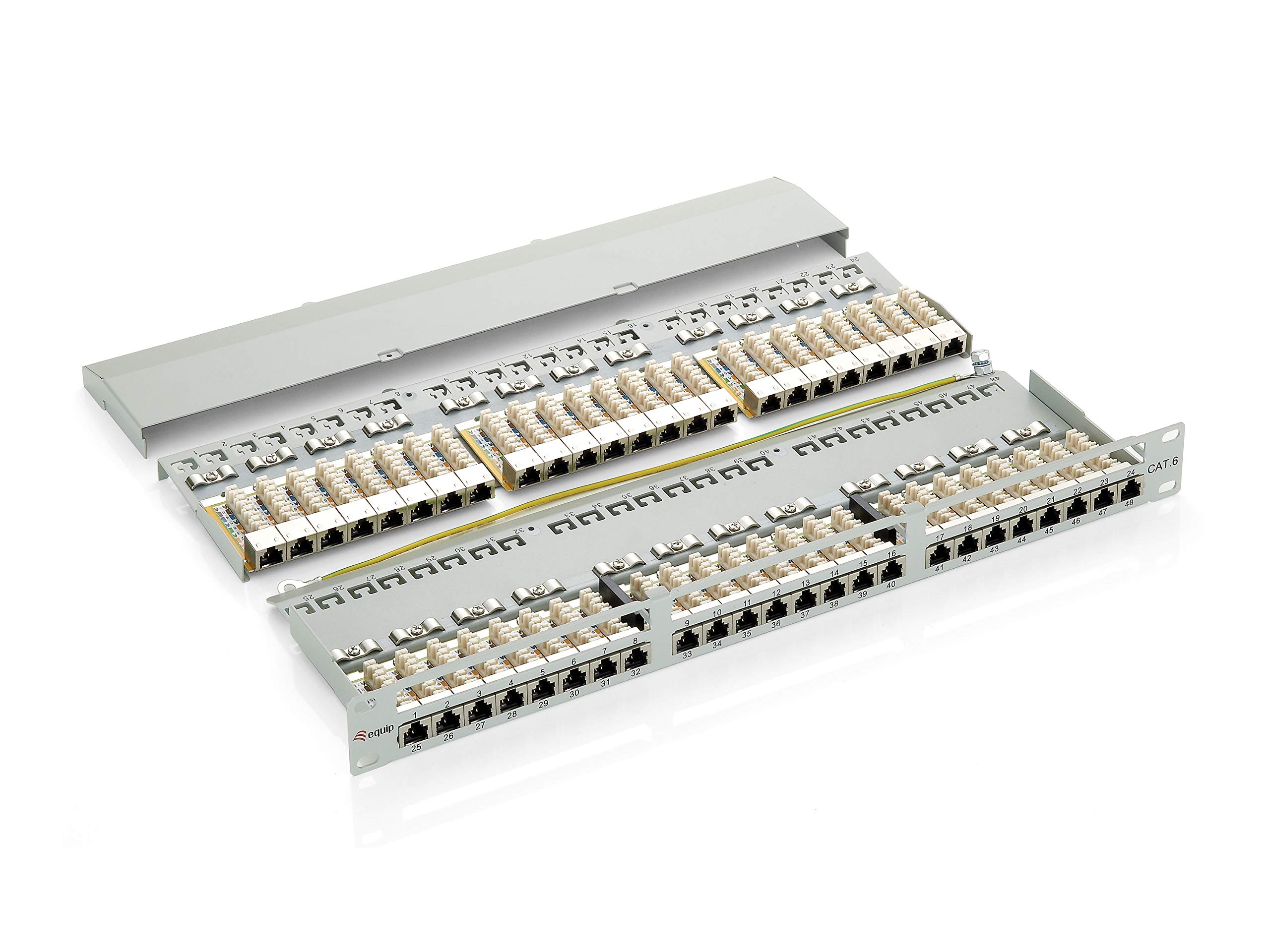 Equip Patch Panel 19 - Tablero de conexiones, color plateado