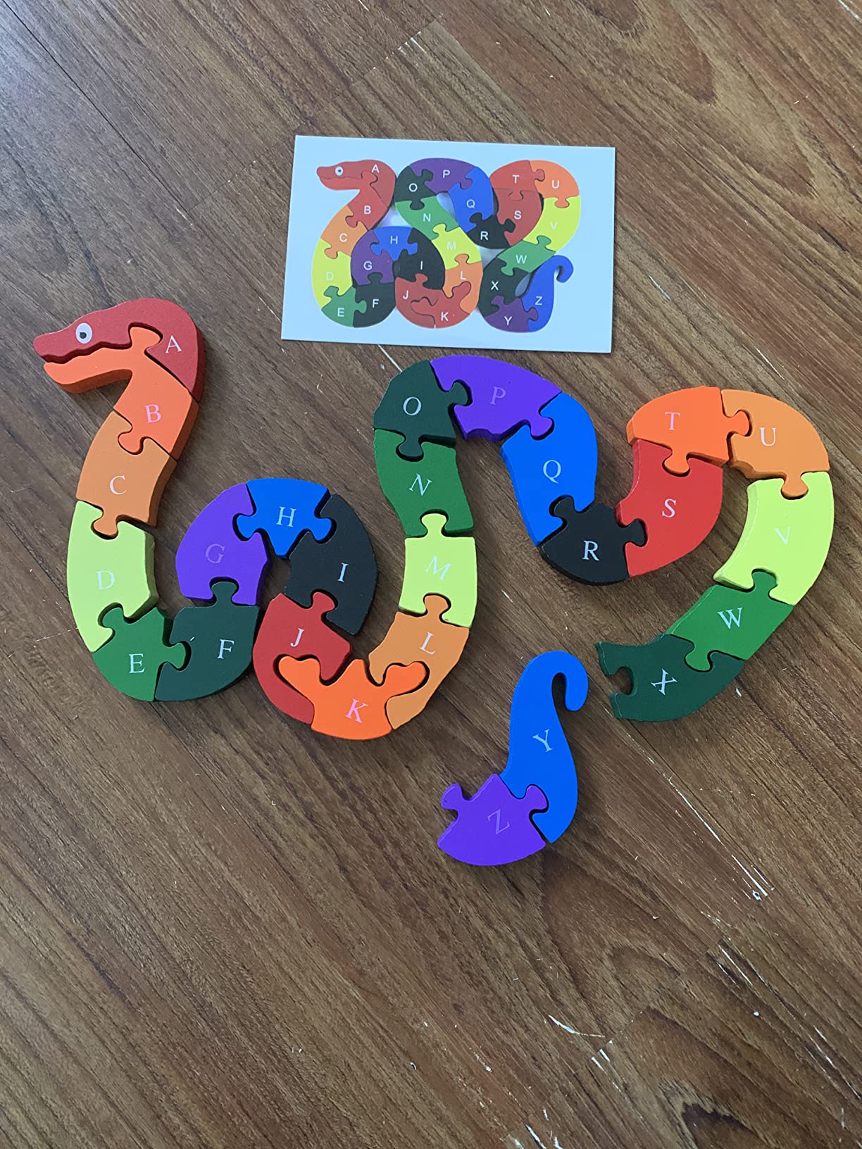 1/mo Finance LOVESTOWN Alphabet Jigsaw Puzzle, Building Blocks