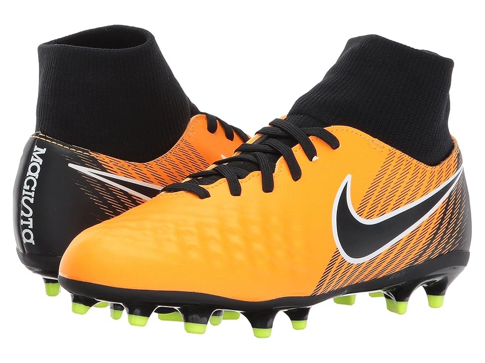

Nike Kids Magista Onda II Dynamic Fit Firm Ground Soccer (Little Kid/Big Kid) (Laser Orange/Black/White/Volt) Kids Shoes