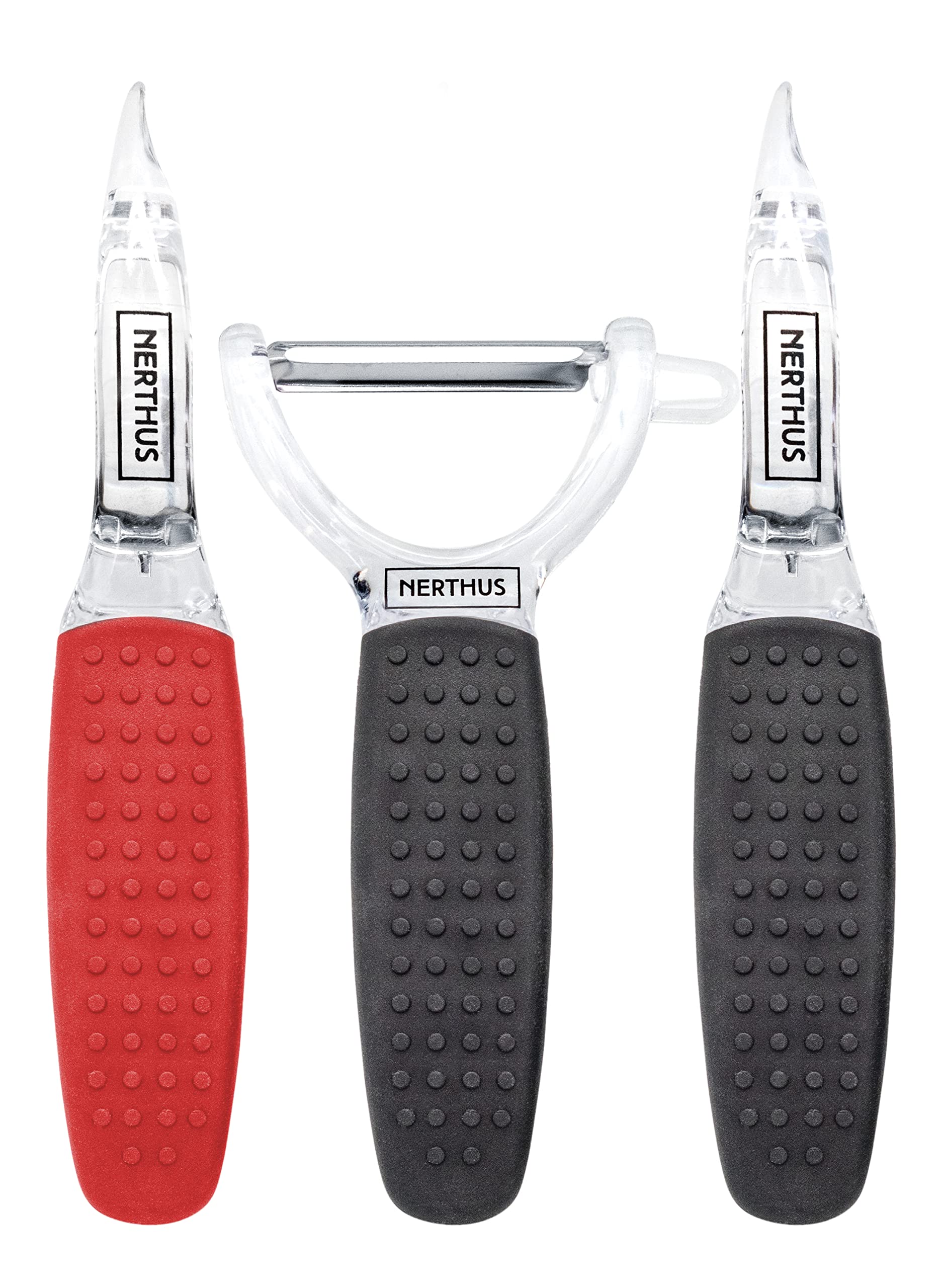 NERTHUS FIH 890 Peeler Set Red - Black