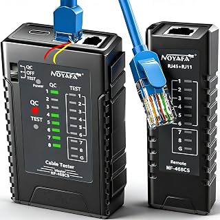Network Cable Tester Ethernet Tester Cable Mapper with Continuity Test