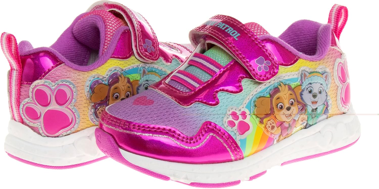 Nickelodeon Girl's Paw Patrol Light Up Laceless Shoes (Toddler/Little Girl)