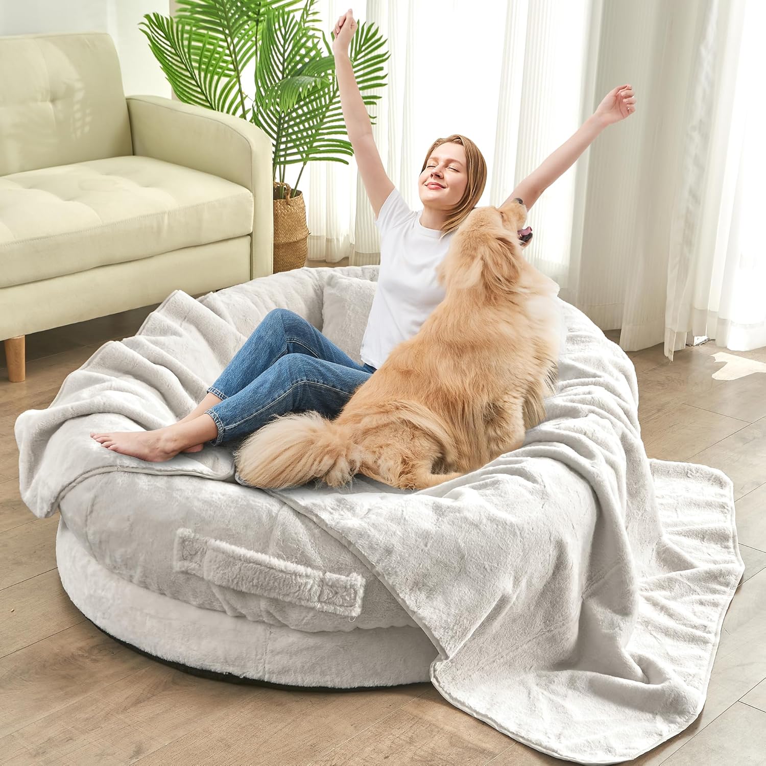 Human Dog Bed, Gaint Human Dog Bed for Adult, Human Sized
