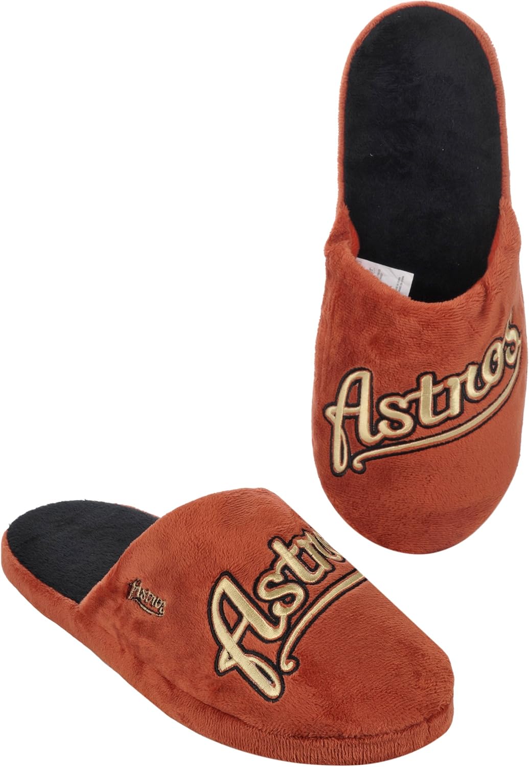 Houston Astros 2011 Big Logo Men Slipper Tpr Sole Medium Sports Fan Slippers
