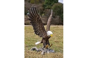 HiLine Gift Eagle Statues for Outside, 3.52 lb. 11.42" * 8.66" * 11.94"