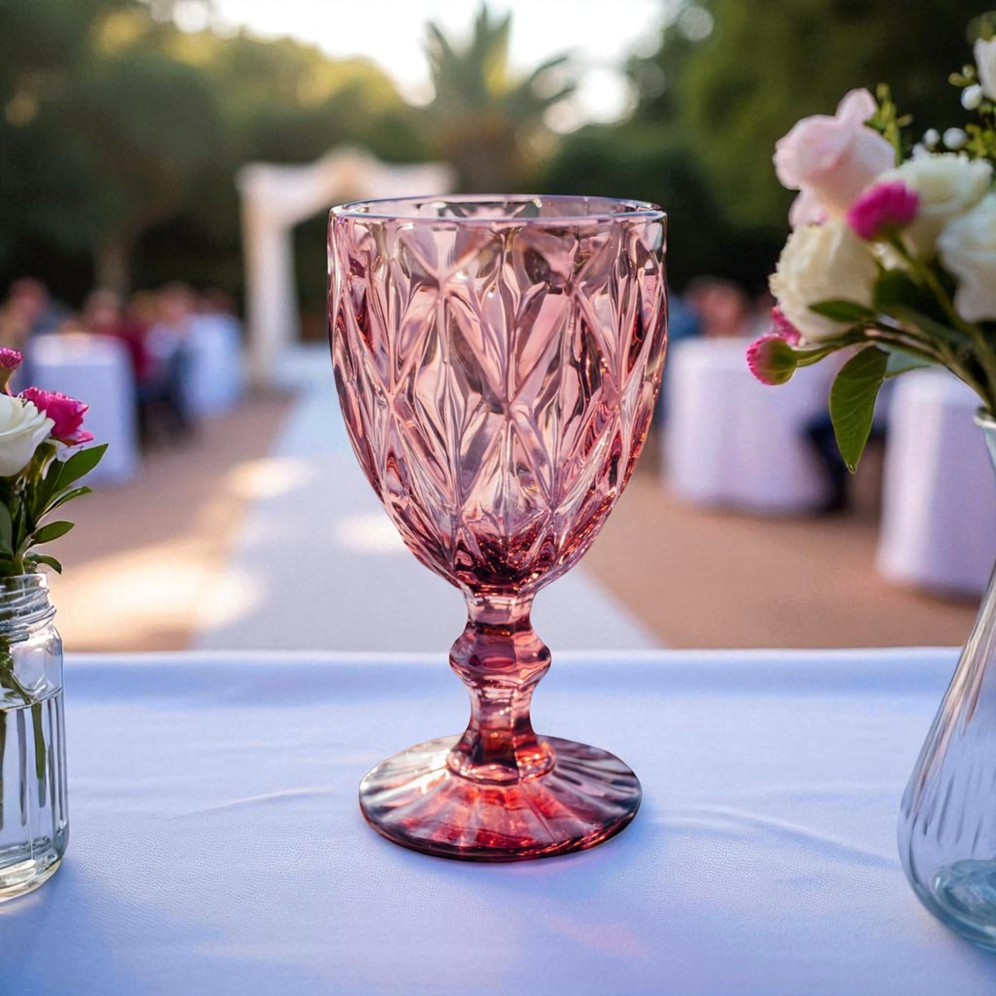 GMMH Vintage Parte 6 Juego Autobuses De Roma Rey Copa De Vino Vidrio Vasos Copas De Vino Vaso De Agua Vaso Highball - Lila, Morado