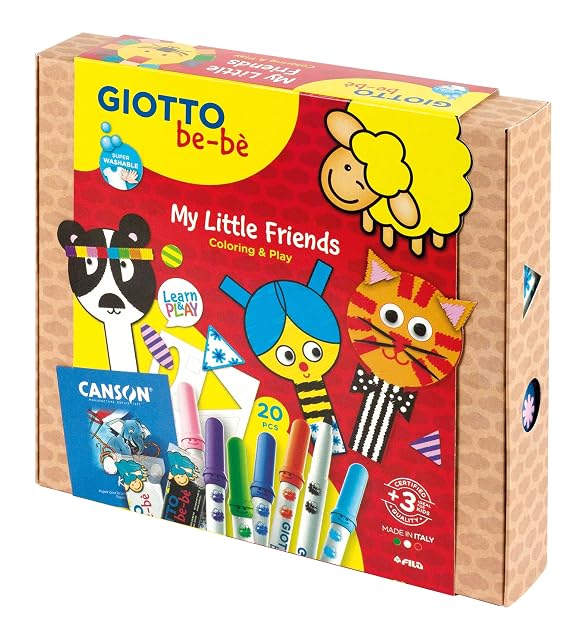 Foto 2 de 5 de Giotto be-bè, Set Creativo para Colorear, My Little Friends, 20 piezas