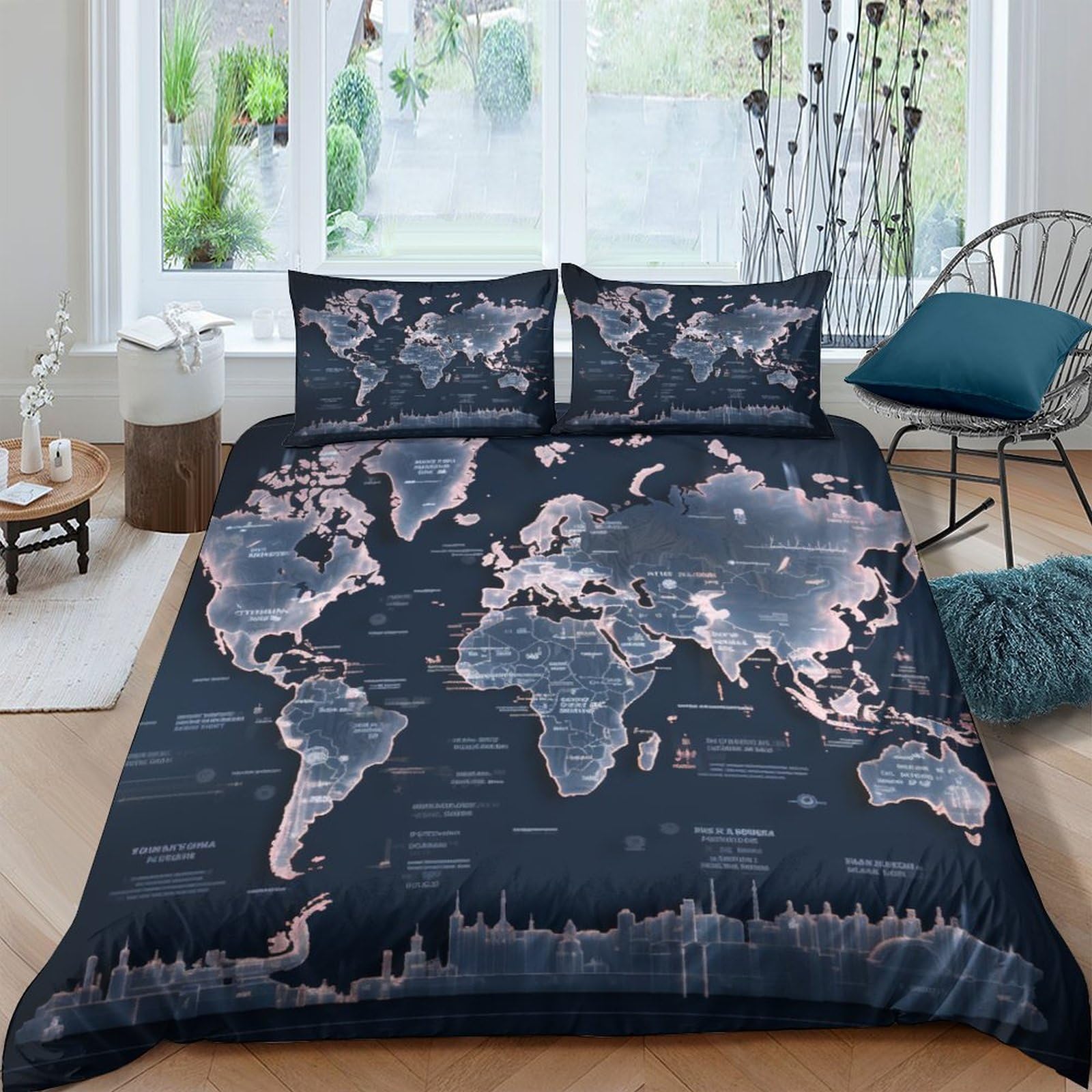 Housse de couette respirante 200x200 contre la chaleur nocturne