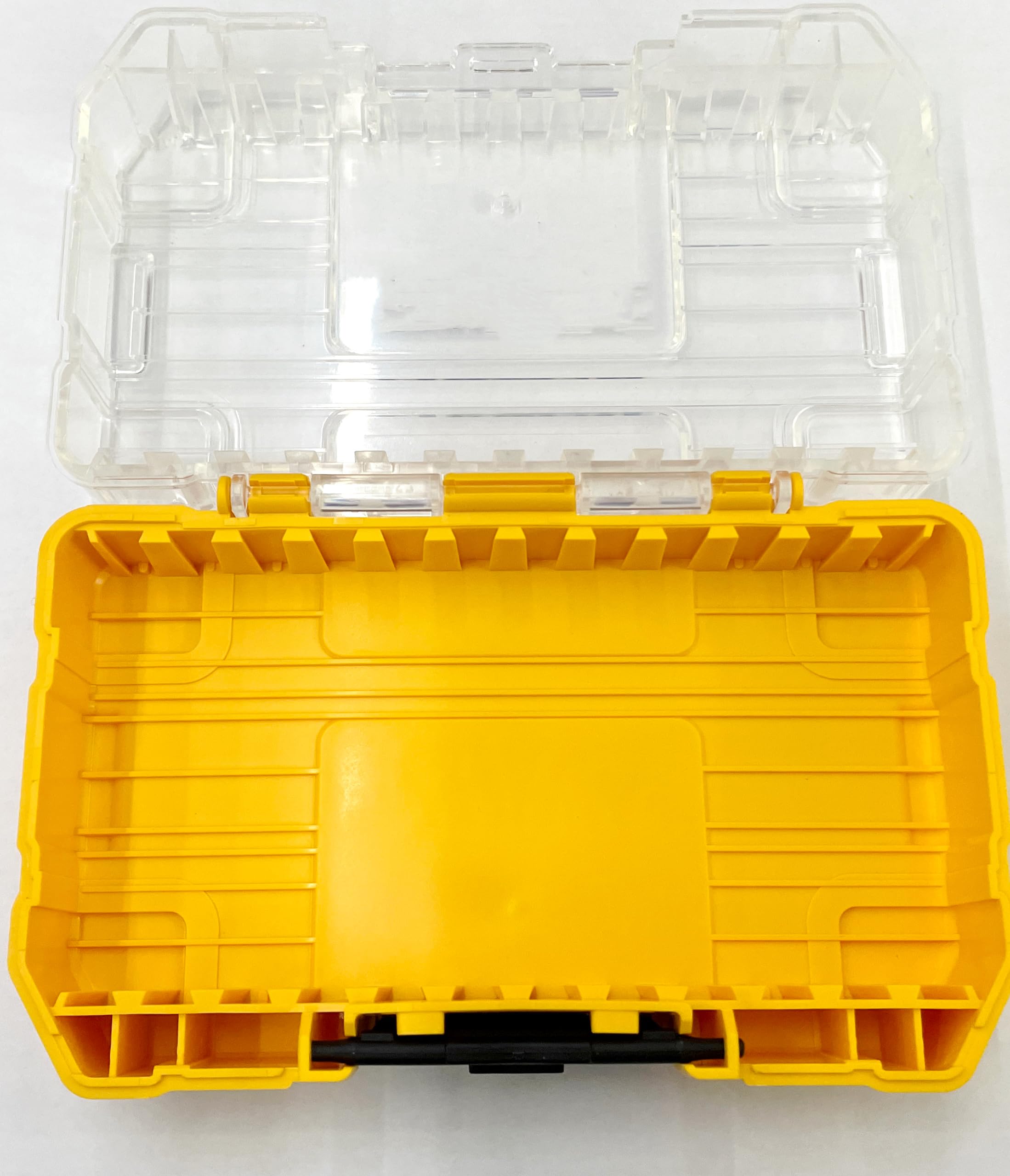 Toefficy DT70801 Bits Storage Case Organizer Tool Box New Replacement part for Dewalt, Yellow, 37.17 cubic inches - Image 3