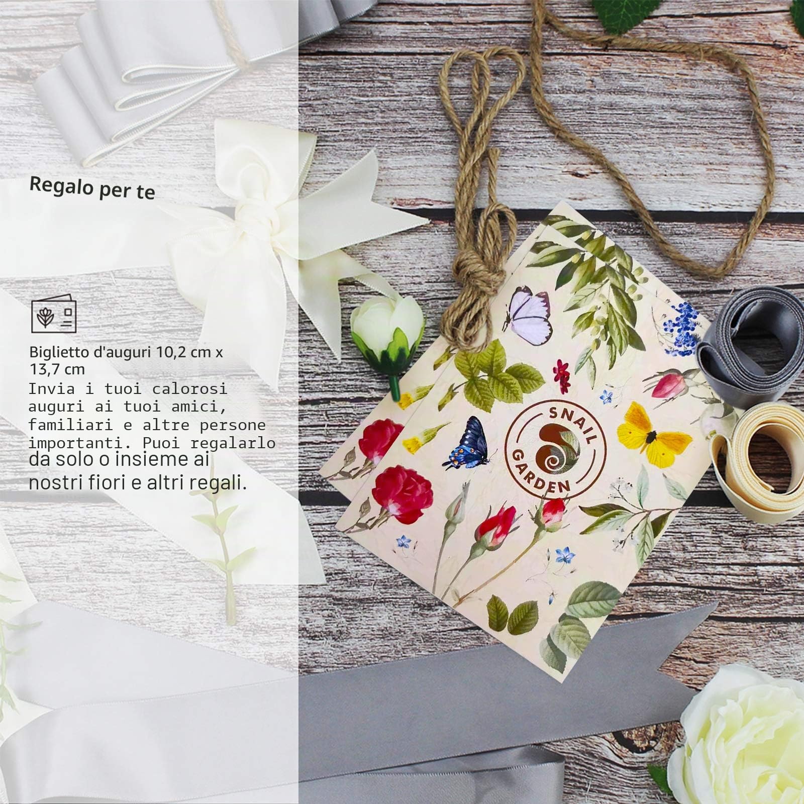 SNAIL GARDEN Set di 36 Tulipani Artificiali,Tulipani in Seta,Fiore Finto Tulipano con 1 Biglietto di Auguri per Matrimonio,Casa,Festa,Festival,Composizioni Floreali,Bouquet da Sposa(Rosso/Giallo)