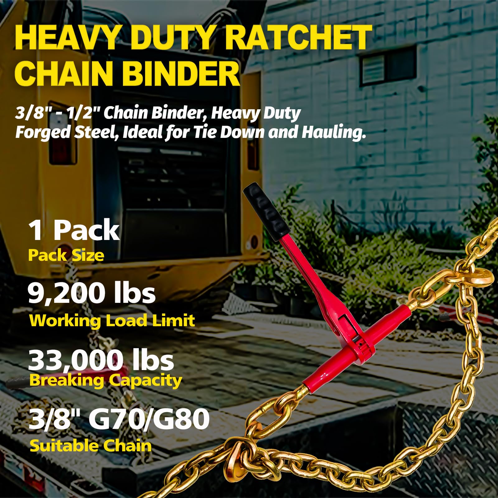 Heavy Duty Load Binders - 9200 Lb Tie Down Binder -2