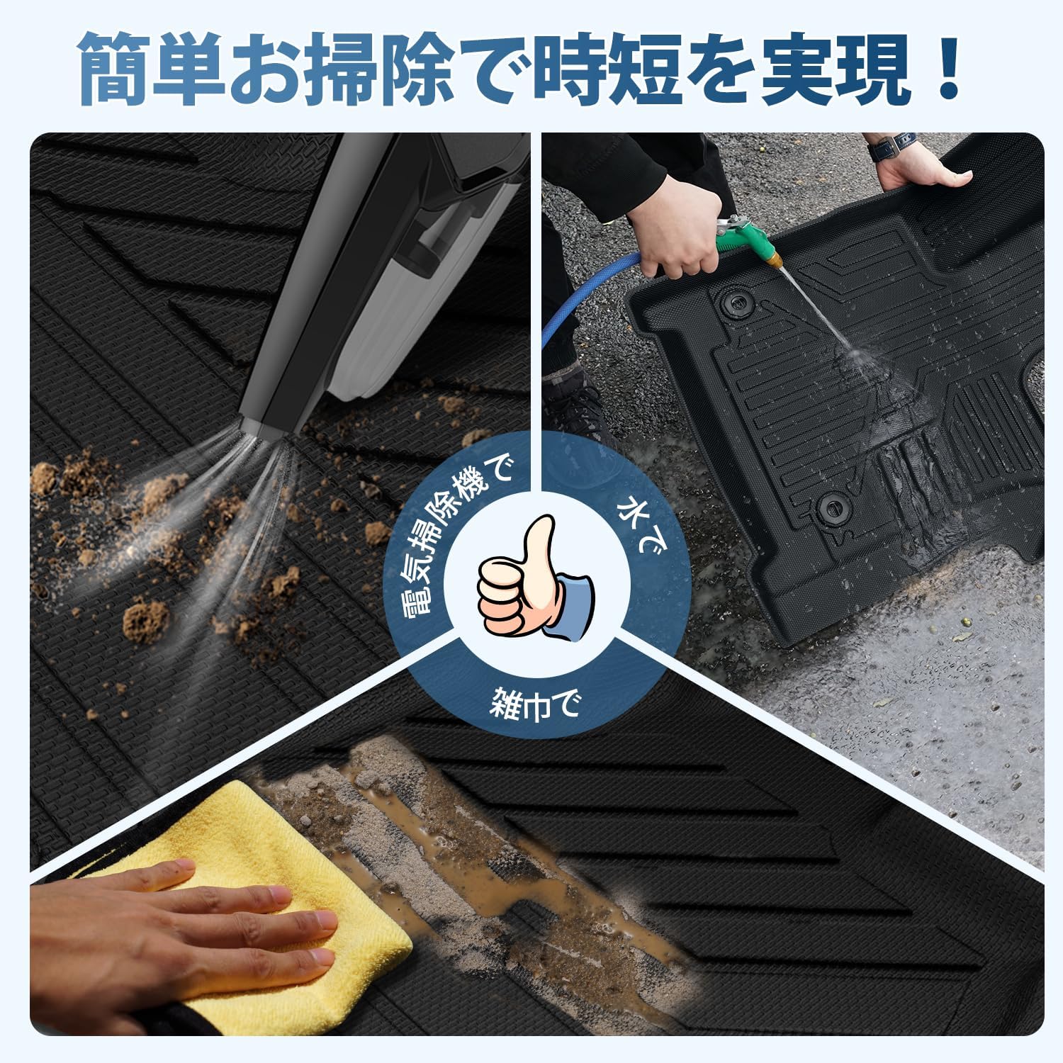 Honda Новый коврик для пола серии Step Wagon RP, второй коврик и коврик для багажника STEP WNG RP6 RP7 RP8 Автомобильный коврик в полном комплекте Новый поддон для багажа Step Wagon Нескользящий коврик для груза 3D трехмерный материал TPE, устойчивый к загрязнениям, водонепроницаемый дизайн для моделей автомобилей Простая установка (только для бензиновых автомобилей), фото 5