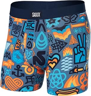 Saxx Underwear Men's Boxer Briefs - Daytripper Boxer Briefs with Built-in Pouch Support, Underwear for Men