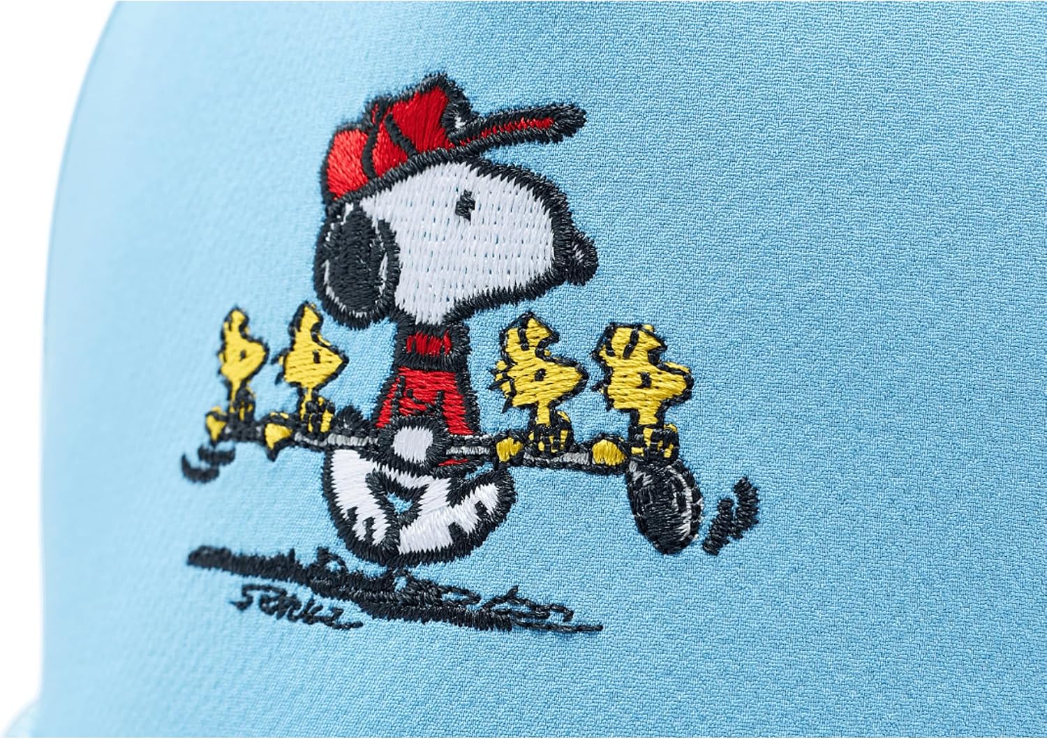 Black Clover Unisex Adult Snoopy Crew 5 Panel Mid Rope Adjustable Hat