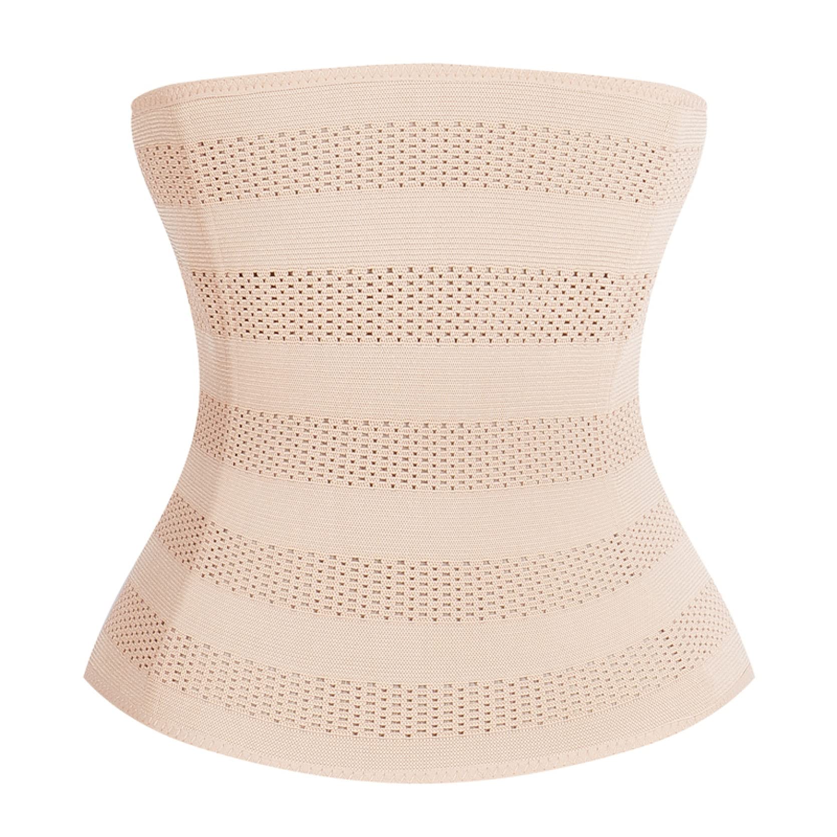 Faja posparto para Mujer, Faja Adelgazante, corsé, Bustiers y corsé, Moldeador de Cintura de Talla Grande (S007 Negro M)