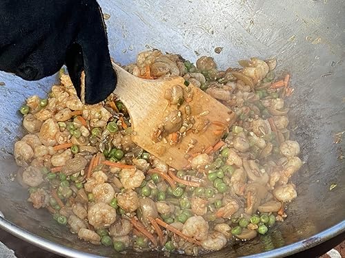 Miniatura 6 de King Kooker 24WC horno portátil de propano para exterior, gran resistencia, 24 pulgadas, con wok de acero de 18 pulgadas