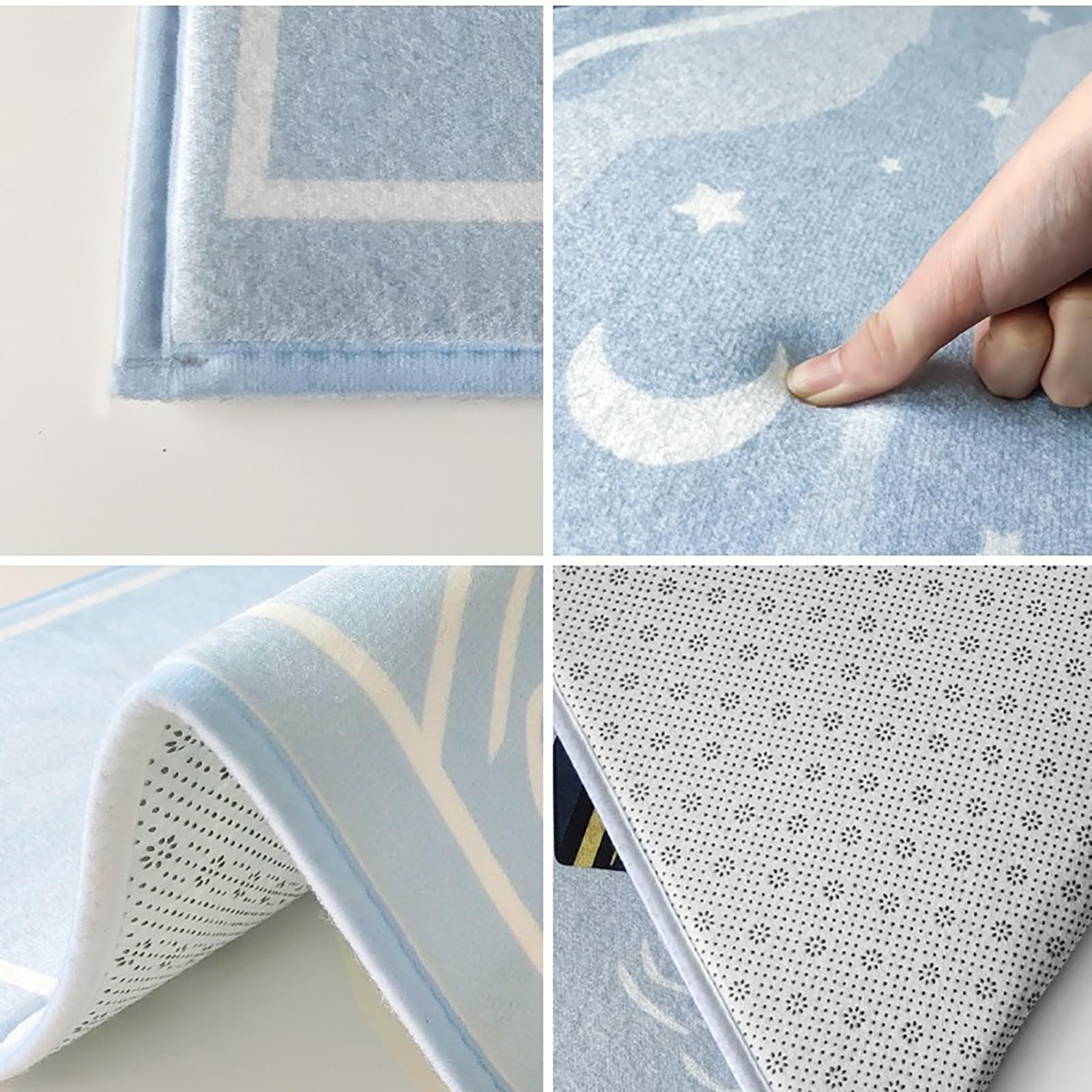 Tapis de prière irrégulier en flanelle, épais et confortable, tapis de prière et couverture adapté pour s'agenouiller, utilisé pour la décoration de vacances, G, 50 x 90 cm