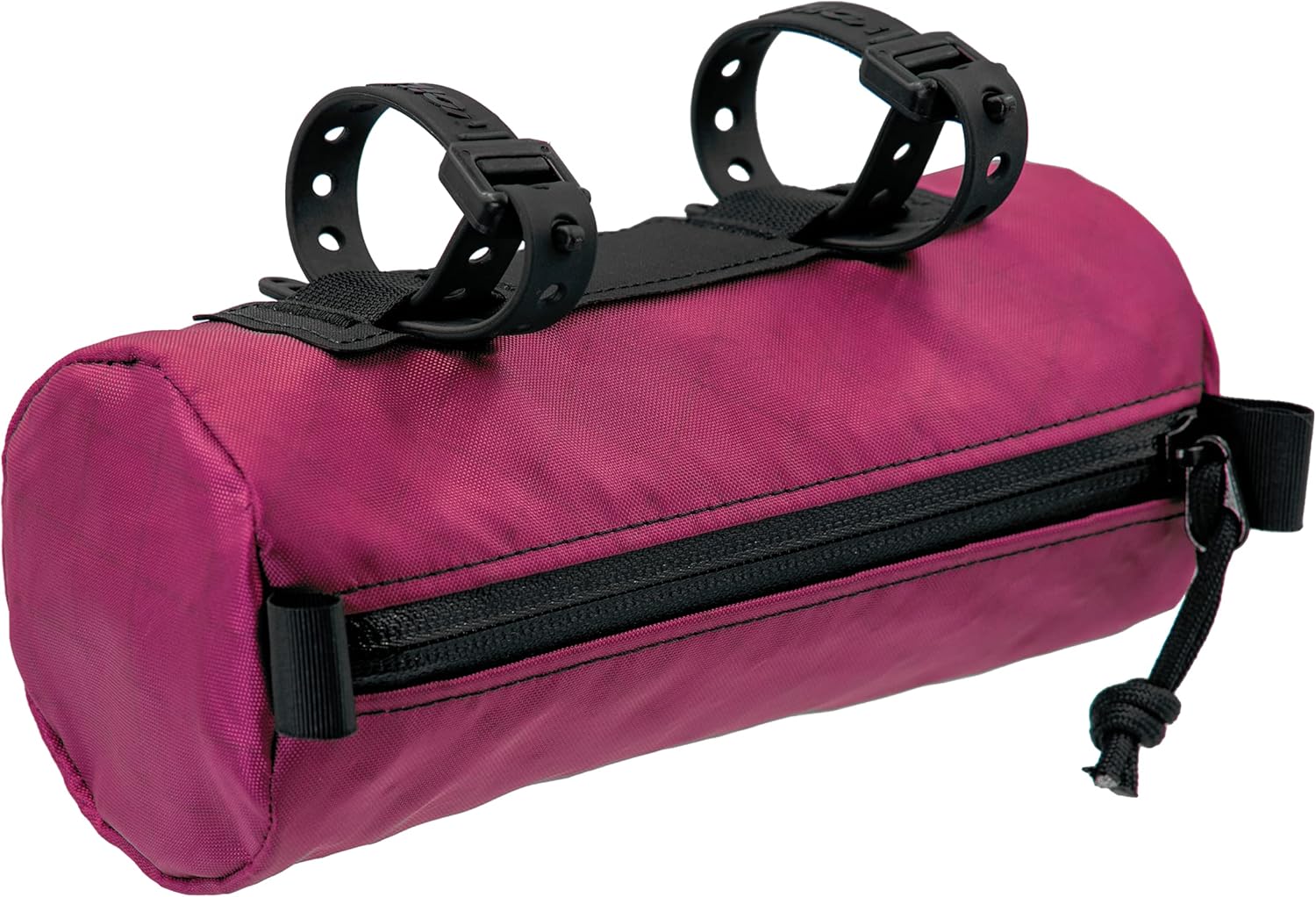 ORUCASE Smuggler Handlebar Bag - Compact Waterproof Bar Bag for Road, Mountain, and Gravel Bikes - Secure Rubber Straps, Holds Clothes, Food, or a Camera, 1.15L Capacity (Fuchsia)