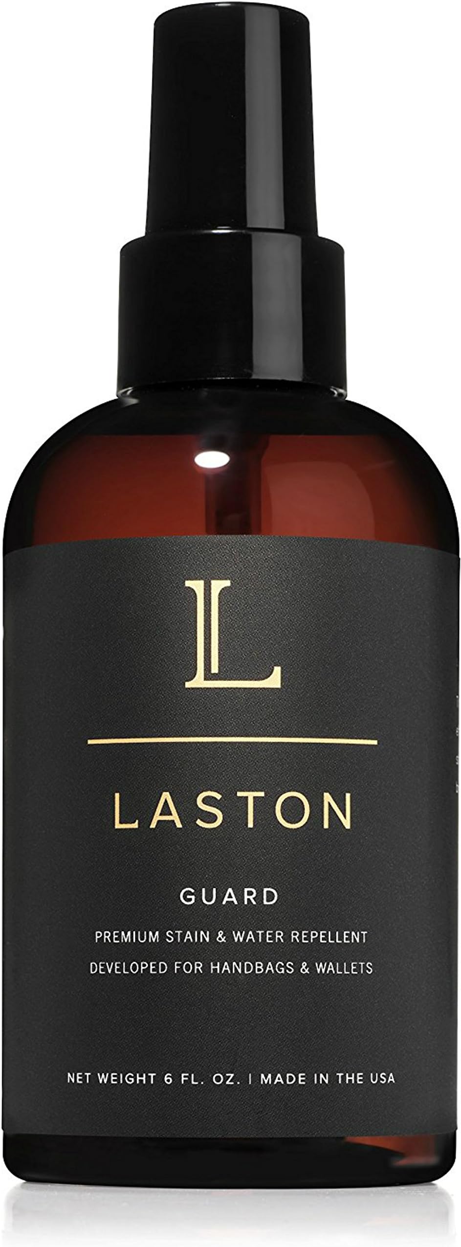 Laston Guard Stain & Rain Protector Spray 6oz Water Repellent | Designed for Handbags & Purses | Works on Leather, Fabric, and Suede