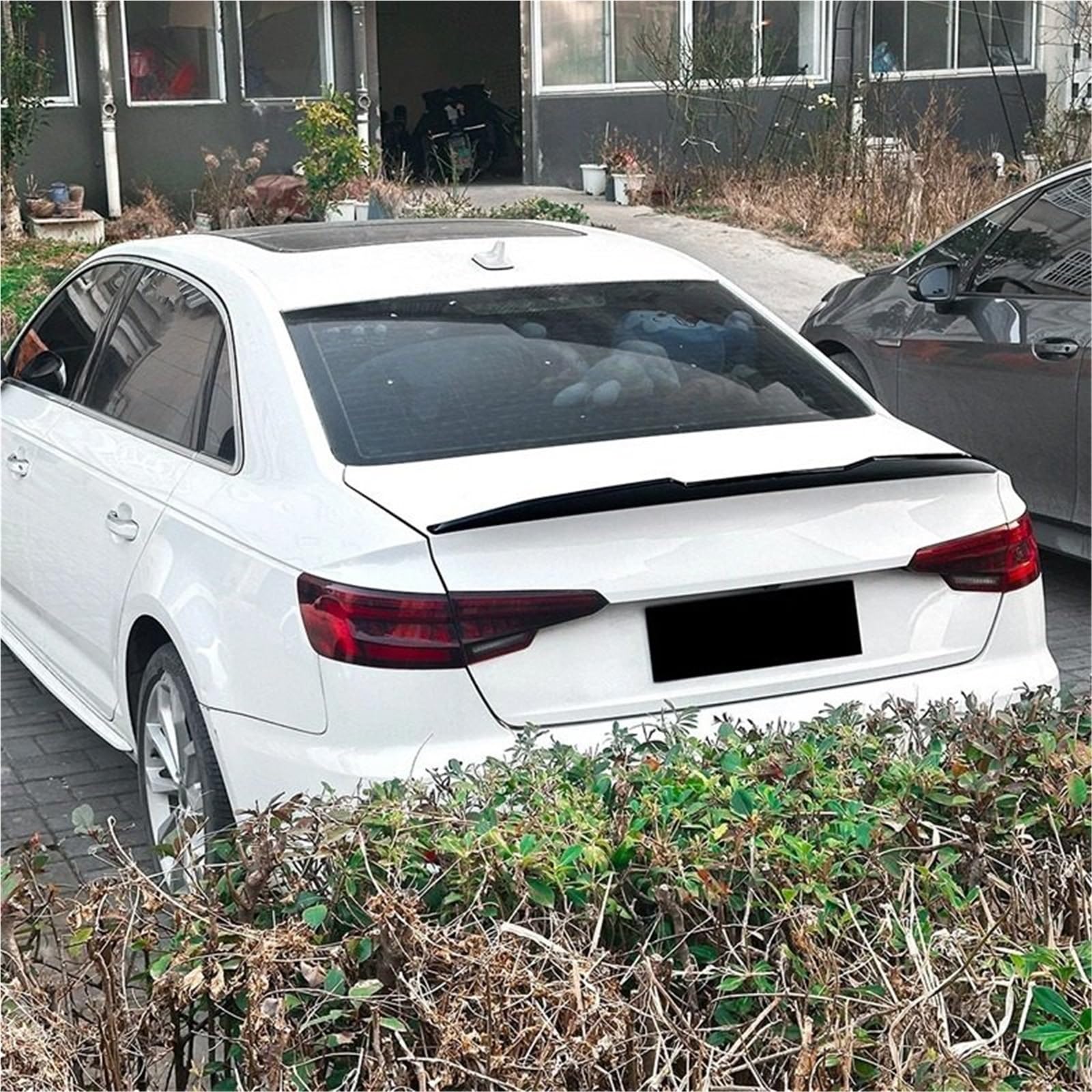 Spojlery tylne Do Audi A3 8P A4 B8 B9 A5 A6 C6 Spojler samochodowy | Tylny Bagażnik Samochodowy High Kick Ducktail Boot Spoiler Skrzydło Uniwersalne