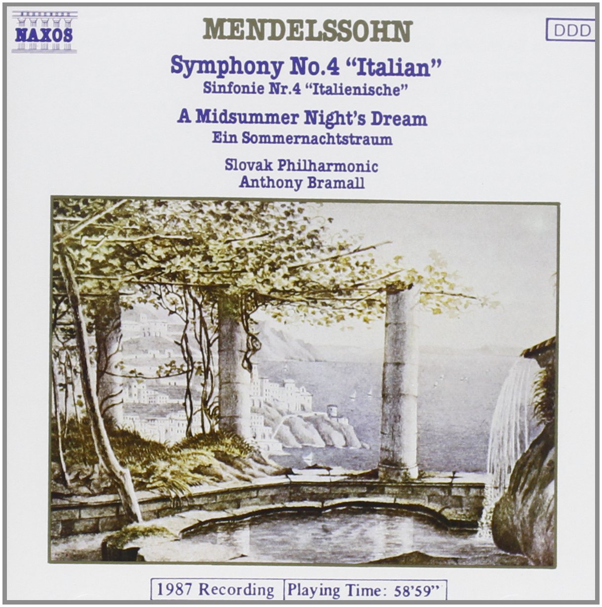 MENDELSSOHN Félix [Audio CD]