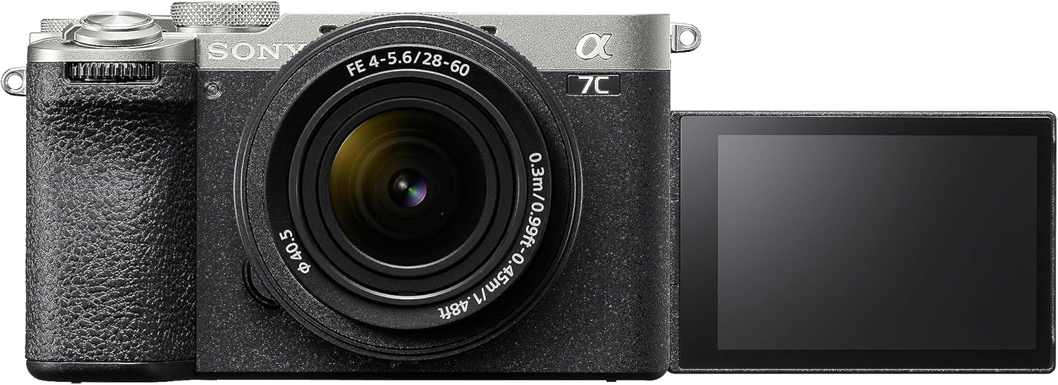 Sony Alpha 7CII Full-Frame Mirrorless Camera, (Silver) + Sony SEL2860 Compact Standard Zoom Lens 4 815VJQ78AAL. AC SL1500