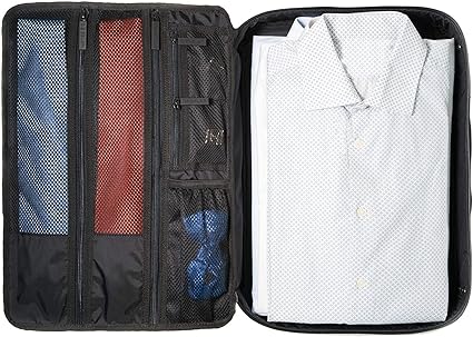 review DEGELER® Shirt Bag for crease & wrinkle-free traveling with dress shirts & blouses – Garment bag & Packing Organizer for carry-on luggage accessory – black