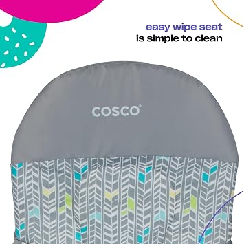 Cosco Kids Simple Fold Highchair for Baby, Simple Foldable High Chair, Convenient, Lightweight, and Compact Design, Comet