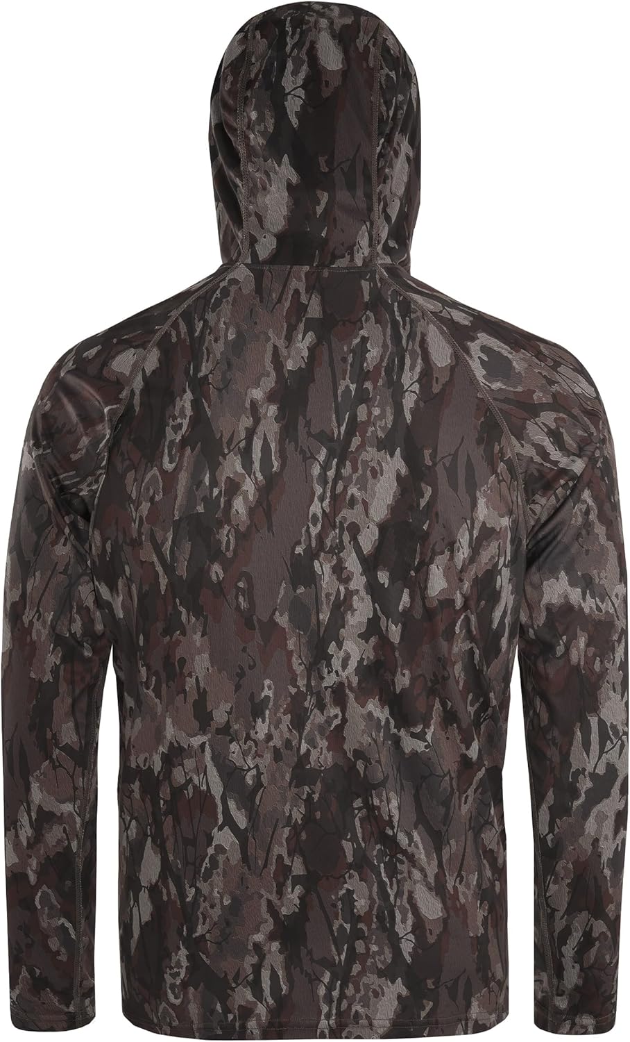 FISHEAL UPF 50+ Men's Hunting Camo Hoodie, Long Sleeve Sun Protection Fishing Shirt, Lightweight Quick Dry Pullover Outdoors - Image 3