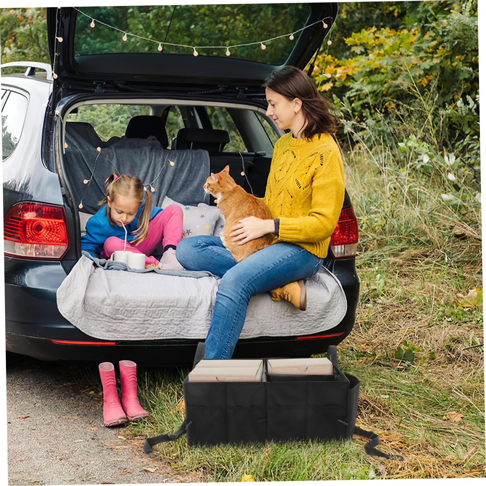 MAGICLULU Caja de Almacenamiento Plegable para Maletero de Coche, Grande