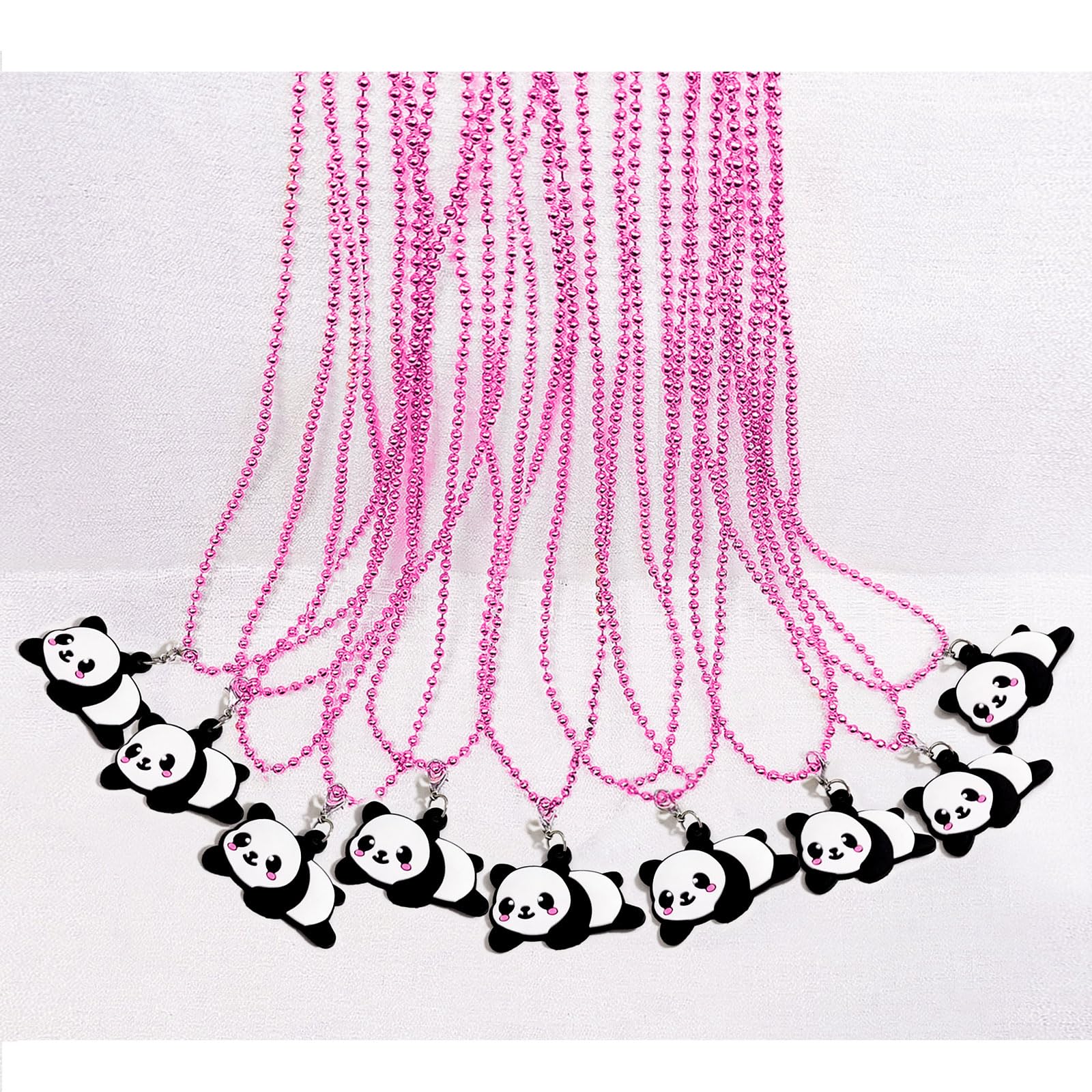24 Pack Panda Necklace Party Favors,Birthday Party Decorations