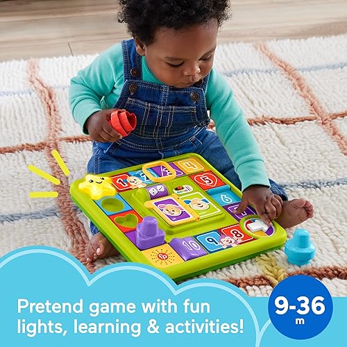 Miniatura 2 de Fisher-Price Tablero de actividades de juego para bebés y niños pequeños con contenido de aprendizaje de etapas inteligentes para bebés a partir de